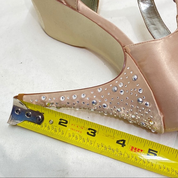 Style & Co Suki Women's Champagne Open Toe Platform Heels Size 10 - Picture 11 of 16